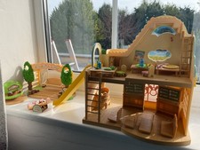 Sylvanian Families Rainbow Nursery Playground, building & School Bus accessories