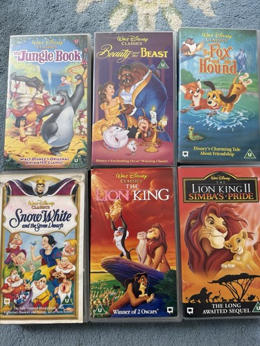 Disney vhs video - disney, tapes