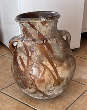   Antique Terracotta Orcio Olive Oil Jar