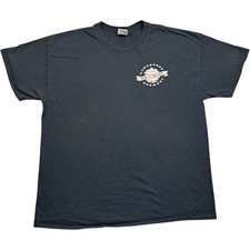 Gildan T Shirt XL Men's Black Cotton Hawks Head Brewery Pub Man Cave Graphic