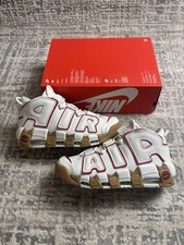 Size 7 - Nike Air More Uptempo Light Brown-Red DV1137-002