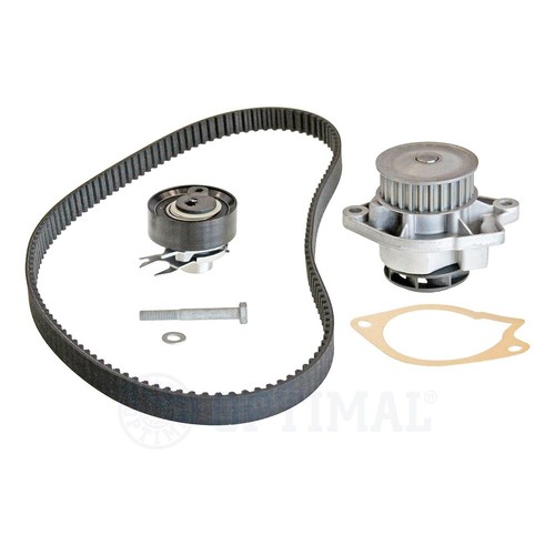 Water pump timing belt - water, set