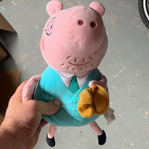 Peppa pig daddy plush - daddy, soft