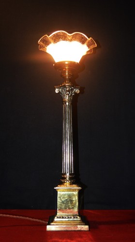 Vintage 1940 tall - , brass