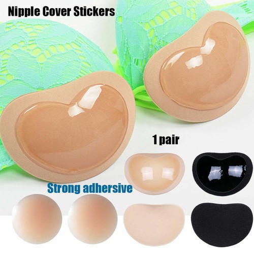 Pair silicone gel bra bikini - silicone,