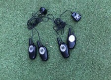 4 Cobra Micro Talk CXT275 2 way radios & duel pin charger