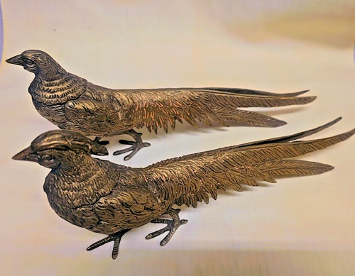 Pair vintage metal swallow - vintage,