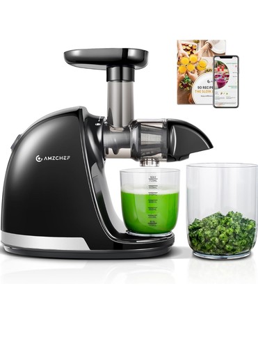 Amzchef cold press juicer - amzchef,