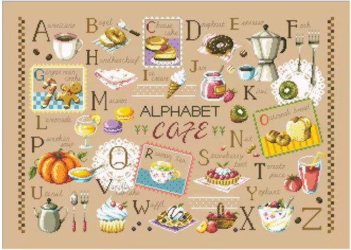 Counted cross stitch kit - cross, ct