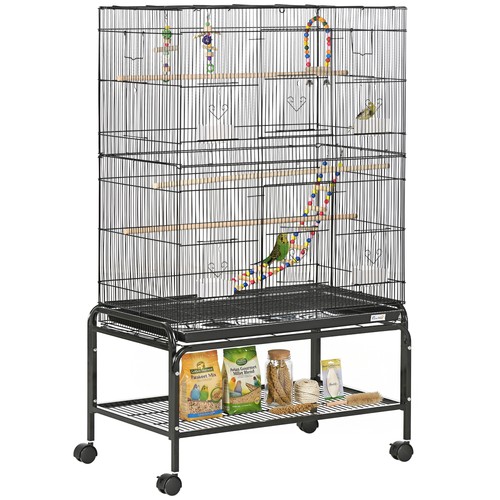 Pawhut bird cage with stand - pawhut,
