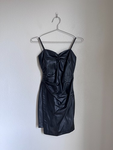 Zara faux leather - zara, dress