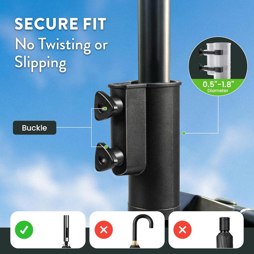 Universal golf umbrella - golf, holder