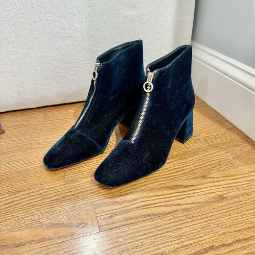Zara trafaluc blue suede - zara,