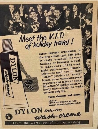 Original vintage small advert - original,