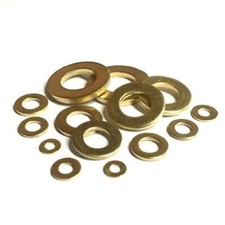 1.2mm 1.4mm 1.6mm 2mm 2.5mm 3mm 4mm 5mm 6mm 8mm 'Form A' FLAT WASHERS - BRASS