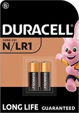Pack of 2 Duracell N LR1 Specialty Power Batteries 1.5v with Long Date 06/2030