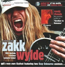 Various - Guitar Techniques CD, Sep 99 (CD 1999) Zakk Wylde; Ozzy; Randy Rhoads