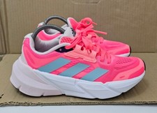 ADIDAS ADISTAR TRAINERS SIZE UK 5.5 PINK & WHITE IMMACULATE CONDITION 