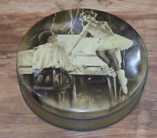 Vintage 1920s 30s Tin ? Biscuits Biscuit Toffees Confectionary Food Advertising