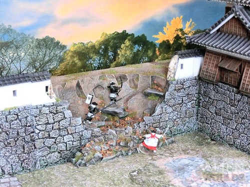 Japanese samurai castle ruined - japanese,