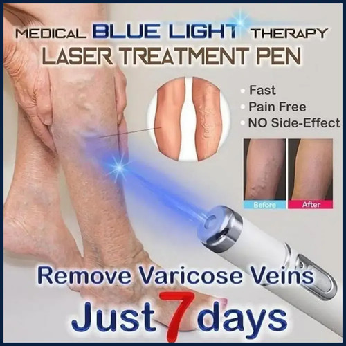 Blue light therapy - blue, pen