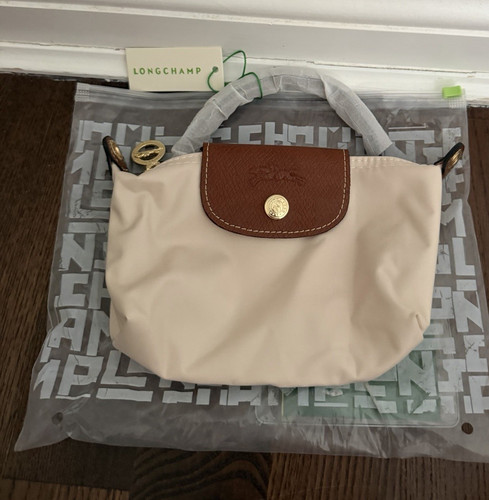 Longchamp small beige nylon - longchamp,