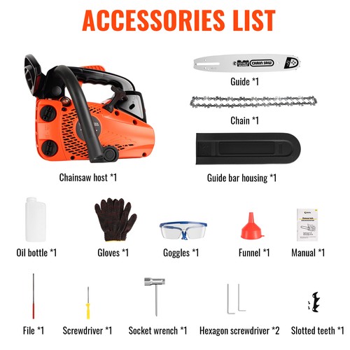 Petrol chainsaw 58cc - petrol,