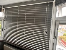 Dover Grey Wooden Faux Blind Made to Measure