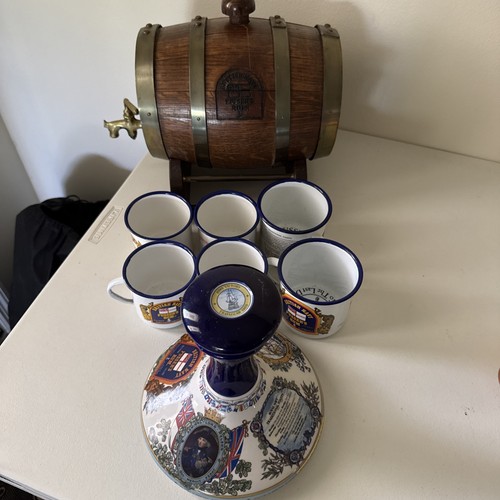 Pussers rum keg decanter and - rum,