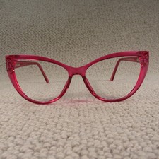 Freya Glasses Frames Crystal Z264 Pink Cat Eye Full Frame Eyewear Spectacles