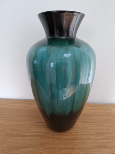 Blue mountain pottery vase - mountain,