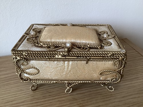 Vintage wired gold filigree - wired,