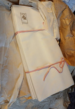 Pair single antique bed mats