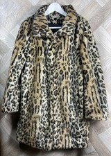 H&M Leopard Print Faux Fur Mid
