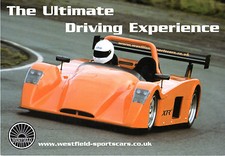 Westfield XTR2 & XTR4 Racing Car c2002-2003 UK Market Single Sheet Brochure