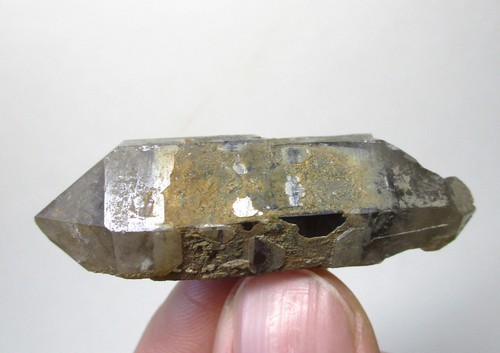 Smoky quartz x - x, double