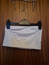 Primark White Boob Tube - Size