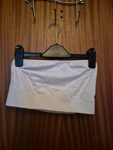 Primark white boob tube size - -,