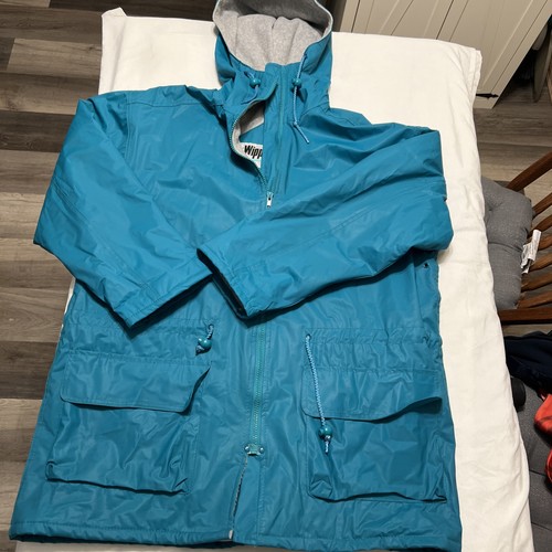 Vintage greenvinyl trench - vintage,