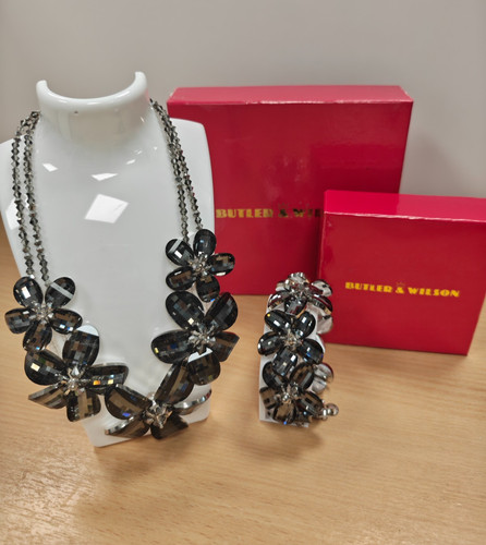 Butler wilson grey crystal - butler,