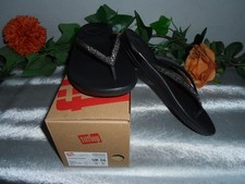 FITFLOP  BLACK SPARKLE