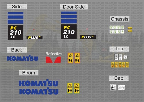 Komatsu pc210lc digger - komatsu, pc210lc-10