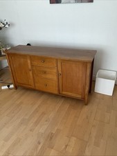 SOLID OAK 2 DOOR  3 DRAWER