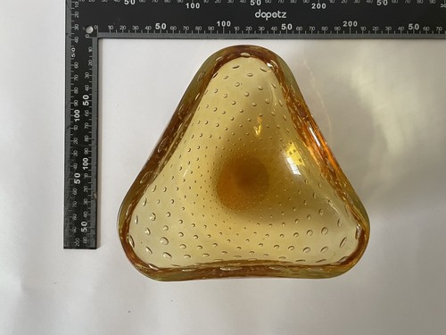 Vintage murano orange hand - murano,