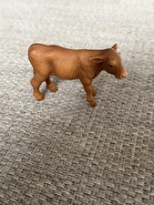 schleich brown dairy calf figurine