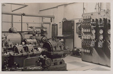 RPPC — Engine Room - Stonyhurst College c1900s (Real Photo) Ribble Valley