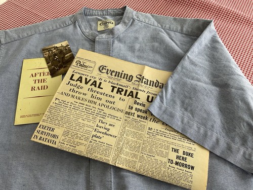 1940s vibe blue - 1940s, cotton