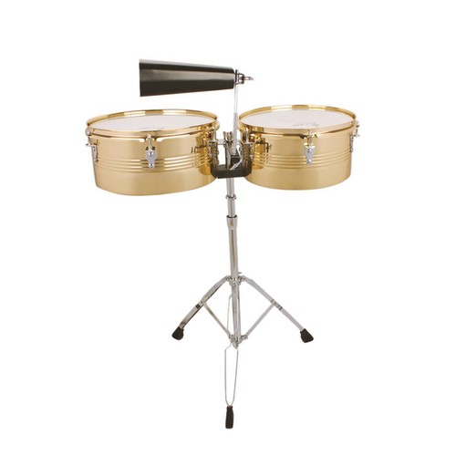 Timbales with stand and - with,