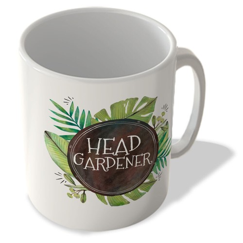 Head gardener mug - head,