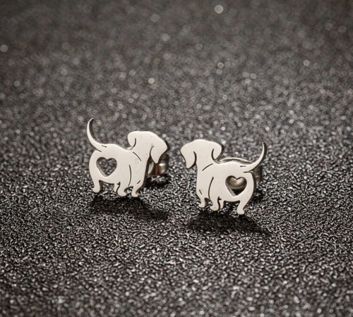 Dachshund dog earrings - dachshund,